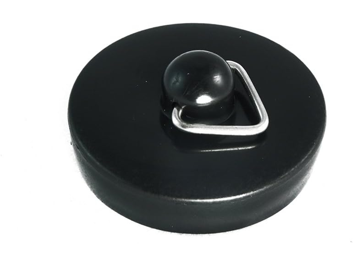 Pacote Com 24 Tampões De Pia De Plástico Preto, 38 Mm