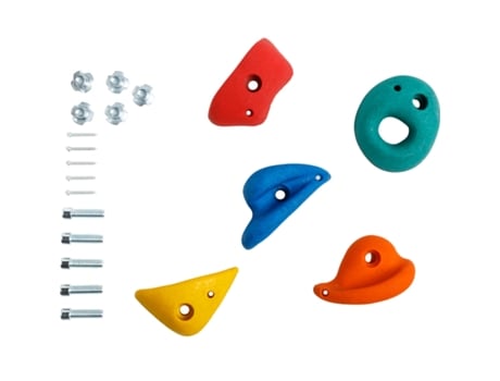 Conjunto de Pedras de Escalada Cores Variadas DICE