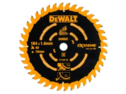 DEWALT Dt1668-Qz - Lâmina Para Serra Circular Estacionária 184 X 16 X 40T