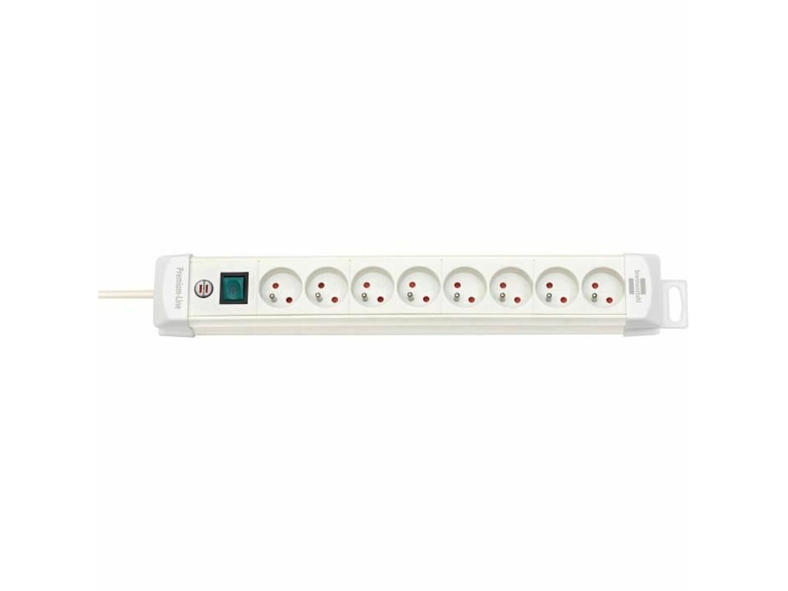 Extensão com 8 Tomadas com Interruptor Brennenstuhl