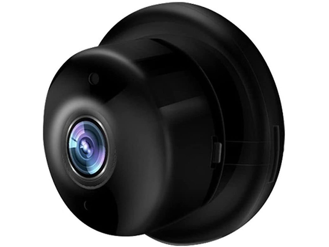 Minicâmera de vigilância sem fio Bestvite 1080P WiFi com sensor de movimento (preta)