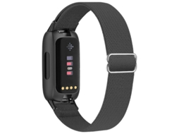 Fitbit Inspire 3 Pulseira de Nylon para Relógio Cinza Escuro