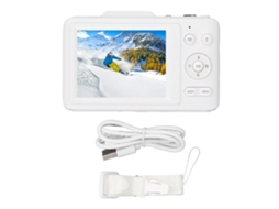 Câmera Digital 4k Com Zoom Digital 16x, Autofoco, Compacta Para Viagens E Fotografia