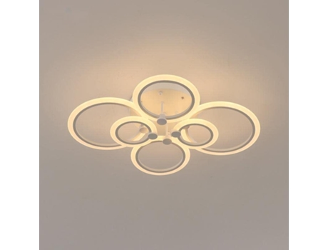 Iluminação Moderna Do Teto Led Candeeiro GOECO Criativa de Teto Branco Redondo Led de 3000K