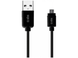 Cabo SBS TECABLEMICRO3K (USB - Micro-USB - 3m - Preto)