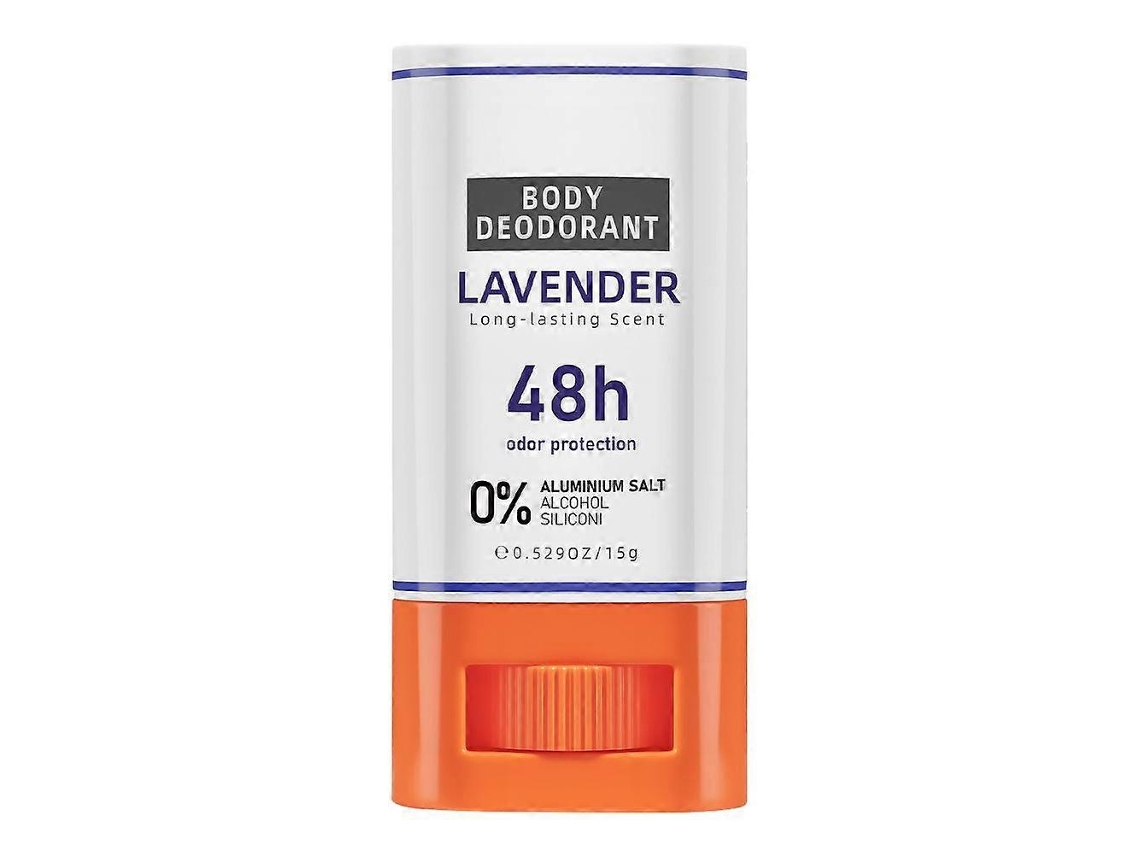 Glacier Solid Body Deodorant Stick - 48h Freshness, Non Greasy--lavender