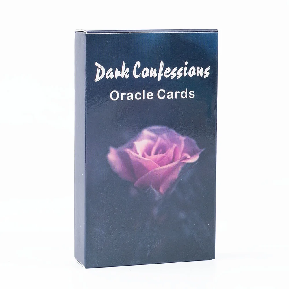 Cartas Oráculo Confissão Sombria, Cartas Oráculo Chama Gêmea, Palavras chave do Amor, Baralho de Mensagens, Jogo de Tabuleiro Sombra 50 Cartas MDUG