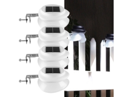 Luminária Solar para Cerca e Escadas, À Prova D'água, Liga/desliga Automático, para Áreas Externas AQUAFORGE