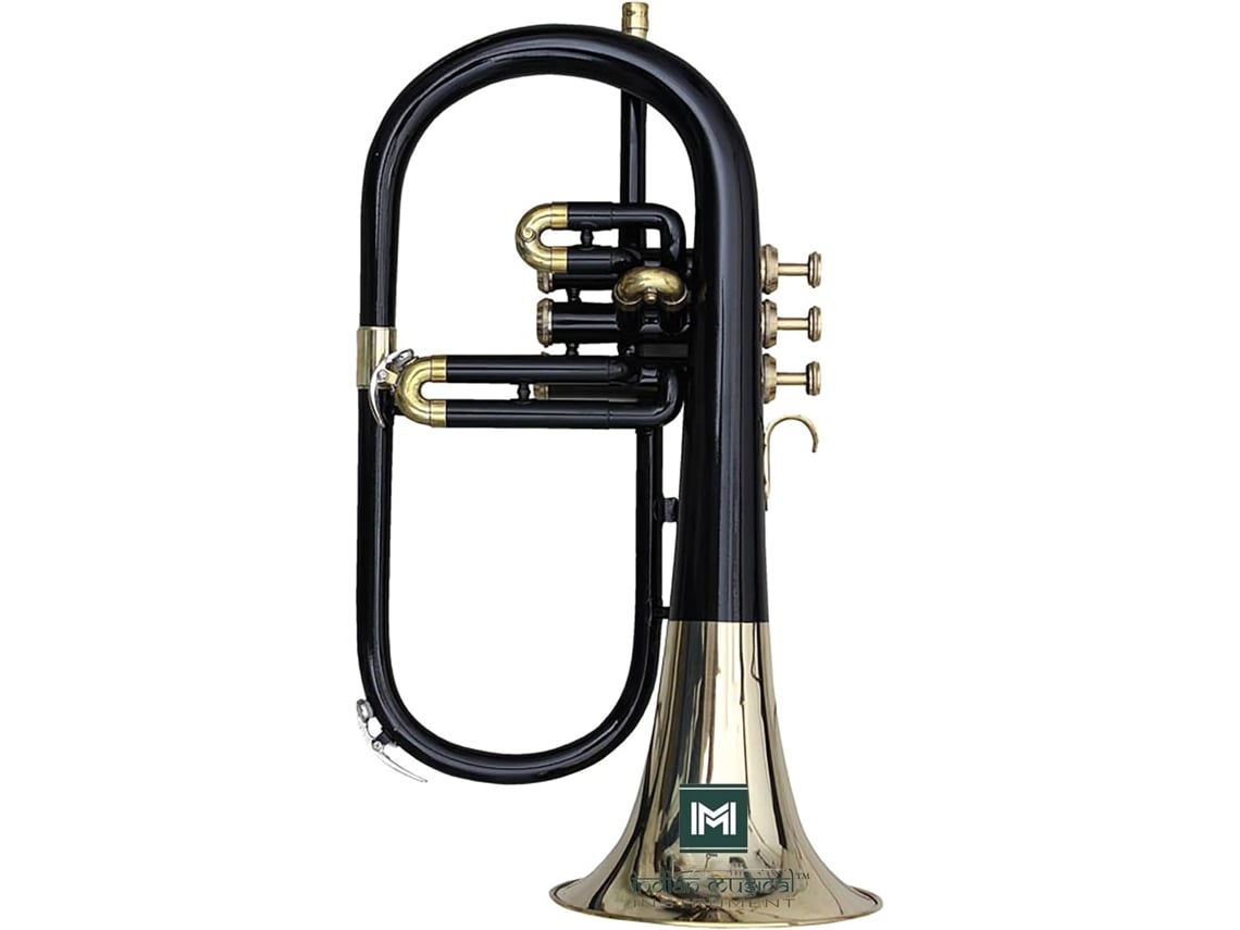 Flugel Horn Imi Em Latão Com 3 Válvulas E Acessórios Bb