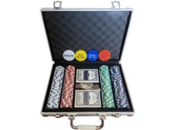 Jogo De Jetons De Poker | Jetons Para Jeu De Cartes Transparentes 200 Peças Acessórios Polivalente Gokoco