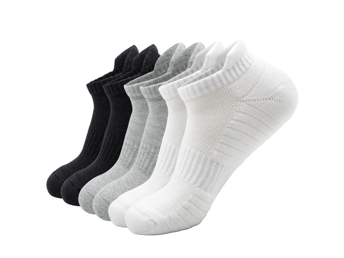 Pares De Meias Esportivas Masculinas Para Corrida, Meias Esportivas De Cano Baixo, Respiráveis E Casuais SUNNY SPACES