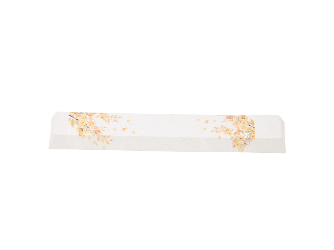 Aetheria tecla de Espaço Pbt Padrão Flor Amarela para Teclado Mecânico Universal Diy Substituição