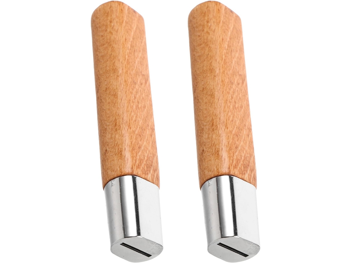 Cabos de Madeira Inoomp com Design Ergonômico, 2 Peças, em Ferro, para Facas de Cozinha, para Reparo e Substituição CHABERLU