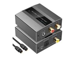 Conversor De Áudio Óptico Para Rca, Conversor De Áudio Digital Para Analógico, Adaptador Coaxial Para Rca, Entrada Auxiliar De 3,5 Aquaforge