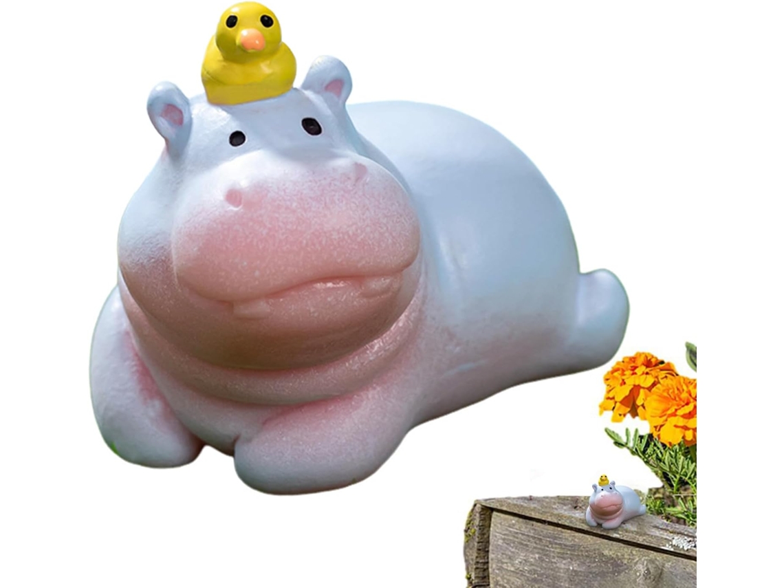 Estátua De Hipopótamo, Decoração De Mesa, Estatueta De Animal |