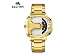 Relógio Masculino MDUG (dourado e Branco)