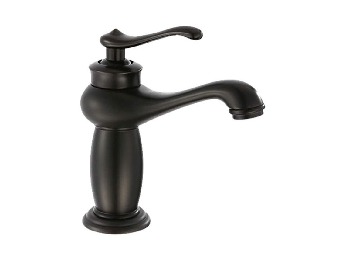 Adaptador Para Torneira, Banheiro/cozinha Em Cobre Preto Antigo, Com Uma Única Conexão Para Pia De Cozinha, Monocomando, Para Água Quente E Fria