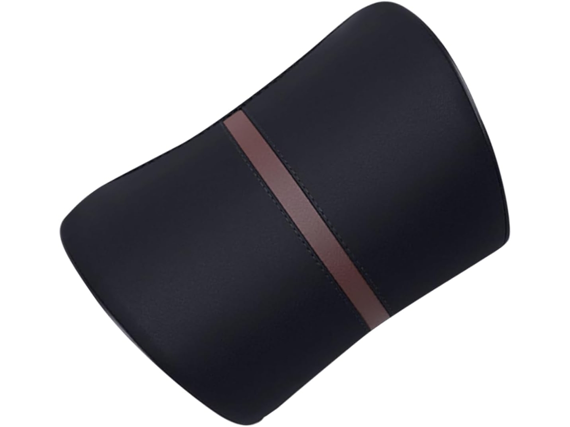 Bolsa transversal com rodinhas, espuma viscoelástica e apoio de cabeça confortável.