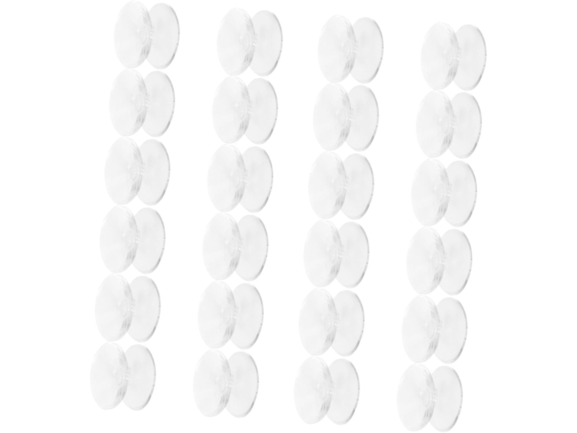 Tofficu 24 Peças Ventosas De Silicone Dupla Face Para Mesas E Decoração Casa