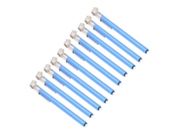 Laxiscreed Medidor De Pressão De Pneus Em Forma De Lápis Com Três Faixas E Escalas De Quatro Faces