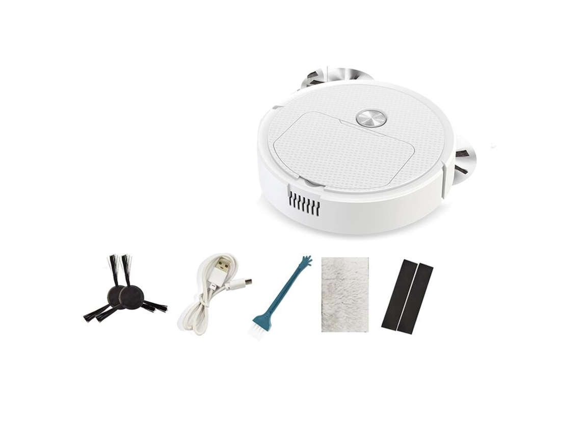 Robô aspirador BRILVIBERA, 3 em 1, ultrafino, silencioso, com recarga
