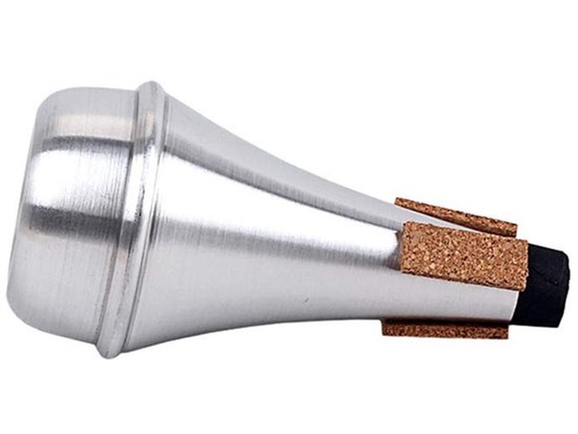 Trompetdemper Leve - Ligere Opção - Liga Leve - Apropriado Para Todas As Trompetes - Diâmetro De Entrada/saída 19/67mm - 131mm De Comprimento - Ideal