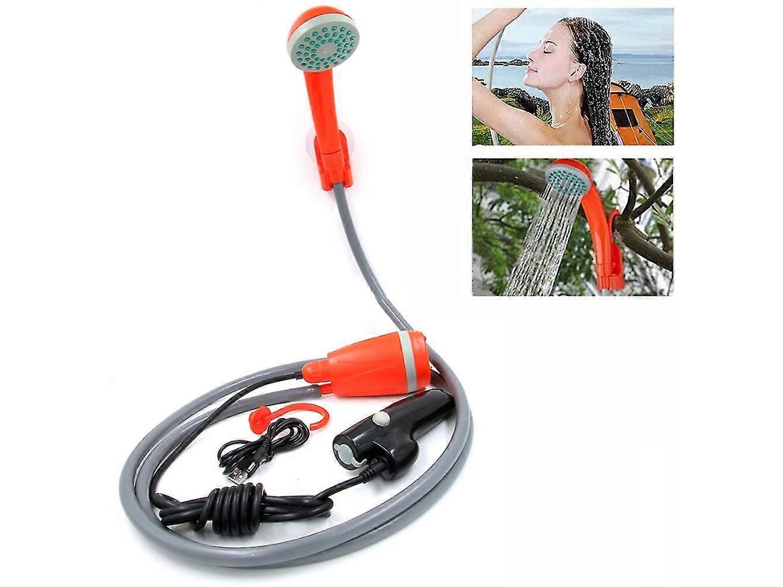 Chuveiro Portátil Para Acampamento, Bomba De Chuveiro Para Acampamento Ao Ar Livre, Chuveiro Portátil Recarregável Para Acampamento PENGDSJE