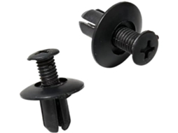 Rebites De Pressão Plástico Com Furo 6 Mm, Fixadores Automotivos Para