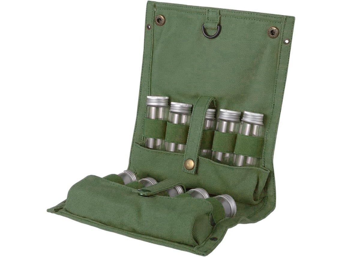 Kit de Viagem para Condimentos de Piquenique, Churrasco, Temperos, Bolsa para Guardar Garrafas com SFUSHOS