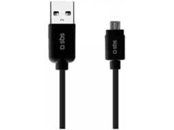 Cabo SBS LTHL200 (Outlet Caixa Aberta - USB - Micro-USB - 1m - Preto)