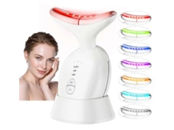 Massageador Facial 7 em 1, Aparelho para Contorno com Calor e GOKOCO