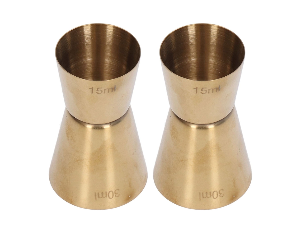 Medidor de Cocktail LAXISCREED Aço Inox Ouro 15/30ml