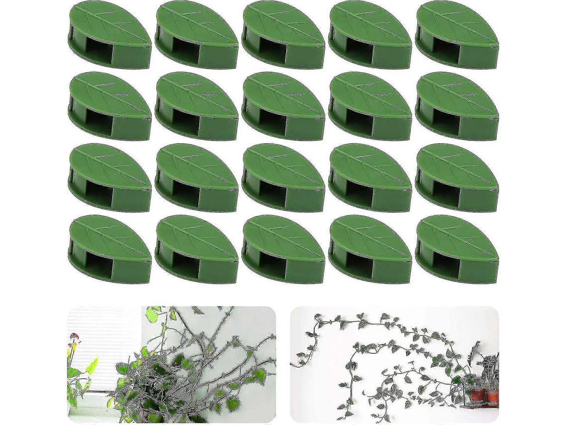 50 Clips de Fixação para Plantas Trepadoras, Autoadesivos para Vinhas e Cabos | S/MARCA