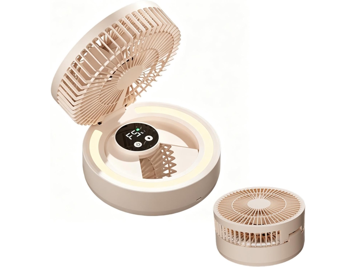 Ventilador De Mesa Vintage Estilo Retrô, Circulador Ar Pessoal,