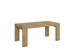 Mesa de Jantar Extensível 90X90/246 Cm Roxell Premium Carvalho Natural ITAMOBY