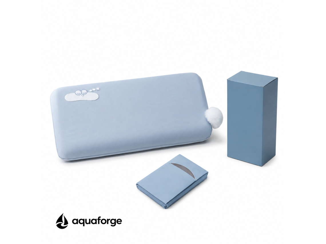 Almofada Cervical Ergonómica Espuma Viscoelástica Respirável 58 X 35 Cm