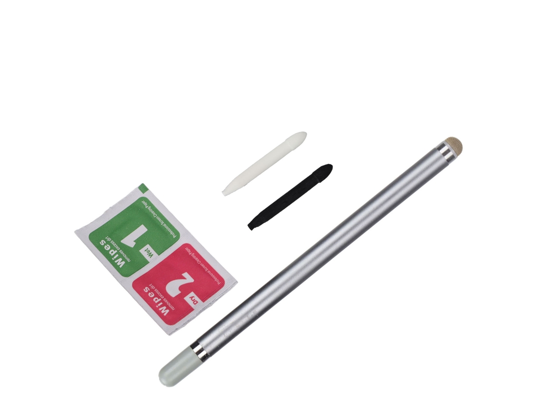 Caneta Stylus (ponta De Fibra, Espessura Dupla) Para Celulares E Tablets, Stylus De Tela Tática Capacitiva De Metal
