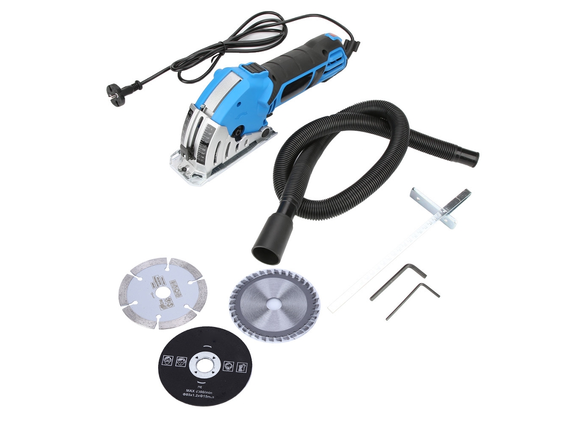 Serra Circular Laxiscreed Portátil, Elétrica De 550w, Perfeita Para Projetos De Bricolage