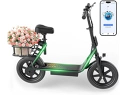 Bicicleta Elétrica Ladped Lpbs Black Motor 500w, Bateria 48v, Velocidade Máxima 21 Mph, Alcance 21 28 Milhas