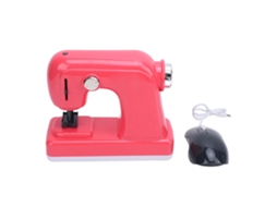 Mali brinquedo Máquina de Coser para Crianças com Bateria Kit Educativo de Costura Iniciante