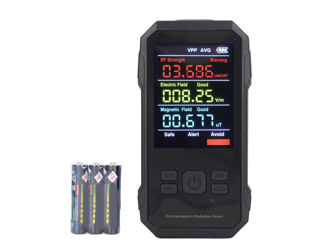 Detector De Radiação Eletromagnética Portátil Digital De Alta Frequência