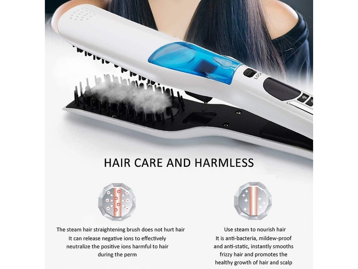 Alisador de Cabelo YIZHOOD Adc169 150 a 200℃ Branco