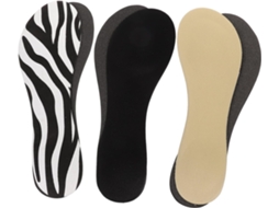 3 Pares De Palmilhas Antiderrapantes Com Amortecimento E Design Que Absorve O Suor, Ideais Para Esportes E Uso Diário