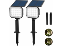 Luzes Solares Ao Ar Livre Refletor Solar De 20 Led Iluminação De Jardim Ao Ar Livre À Prova D'água Ip65 Luzes*