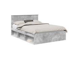 Estrutura da Cama com Cabeceira Concreto 140 X 190 Cm MAISON EXCLUSIVE