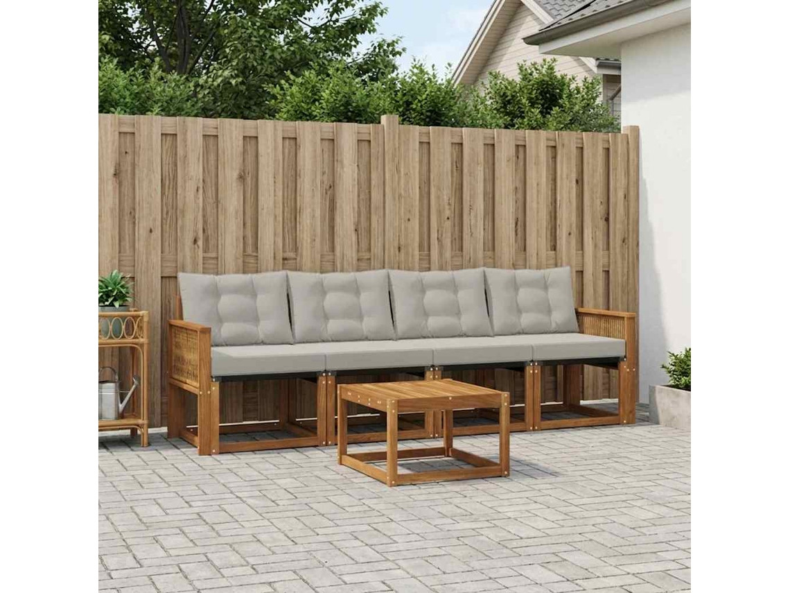 Vidaxl Conjunto De Sofás Para Exterior 5 Unid.