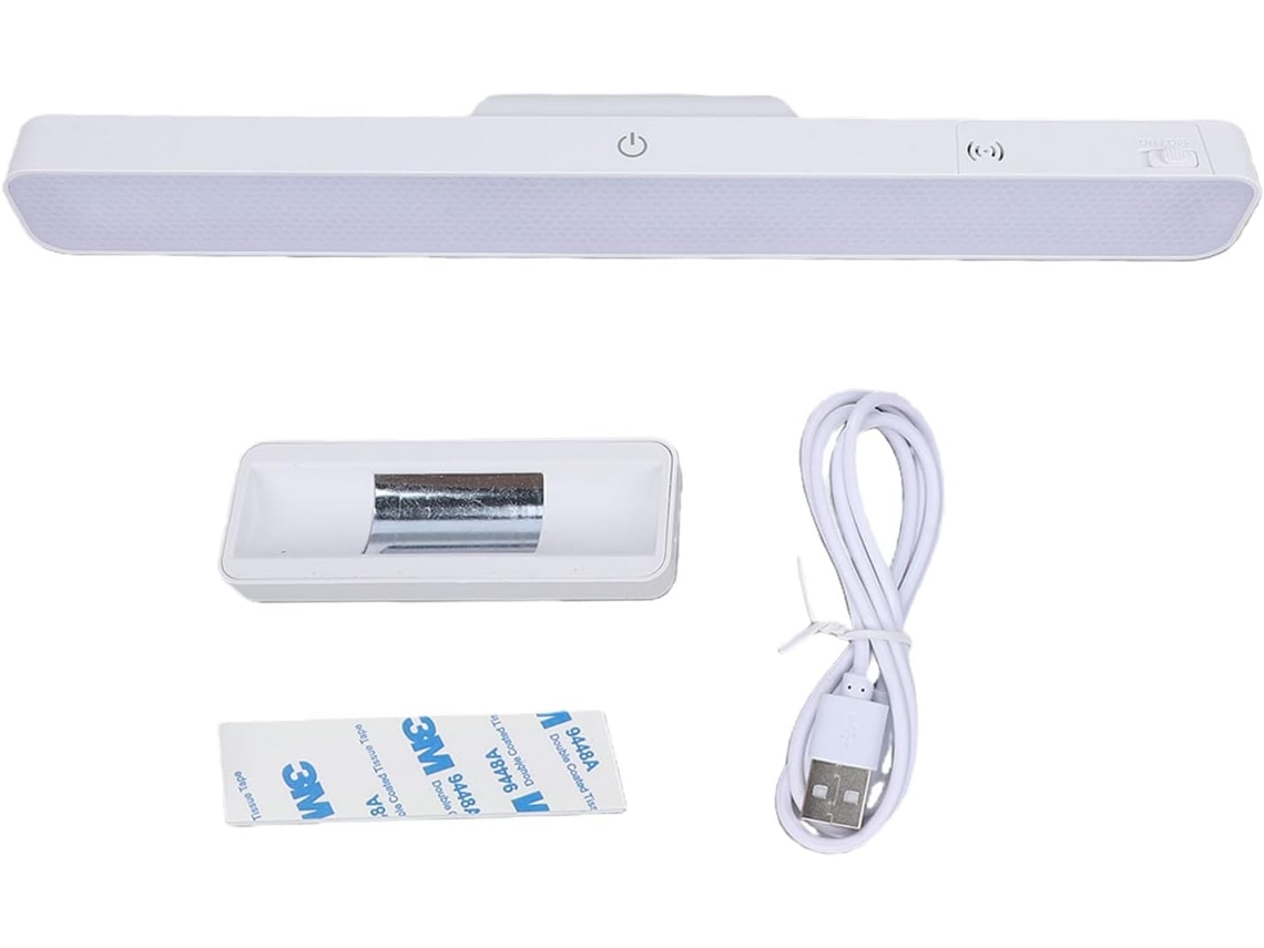 Barra De Luz Led Magnética , Recarregável, Com Controle Por Toque, 3