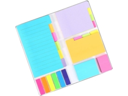 Mémo Autocolante Colorido Em Papel, Prático E Fácil De Usar, Para Trabalho E Estudo Da Maison Bureau