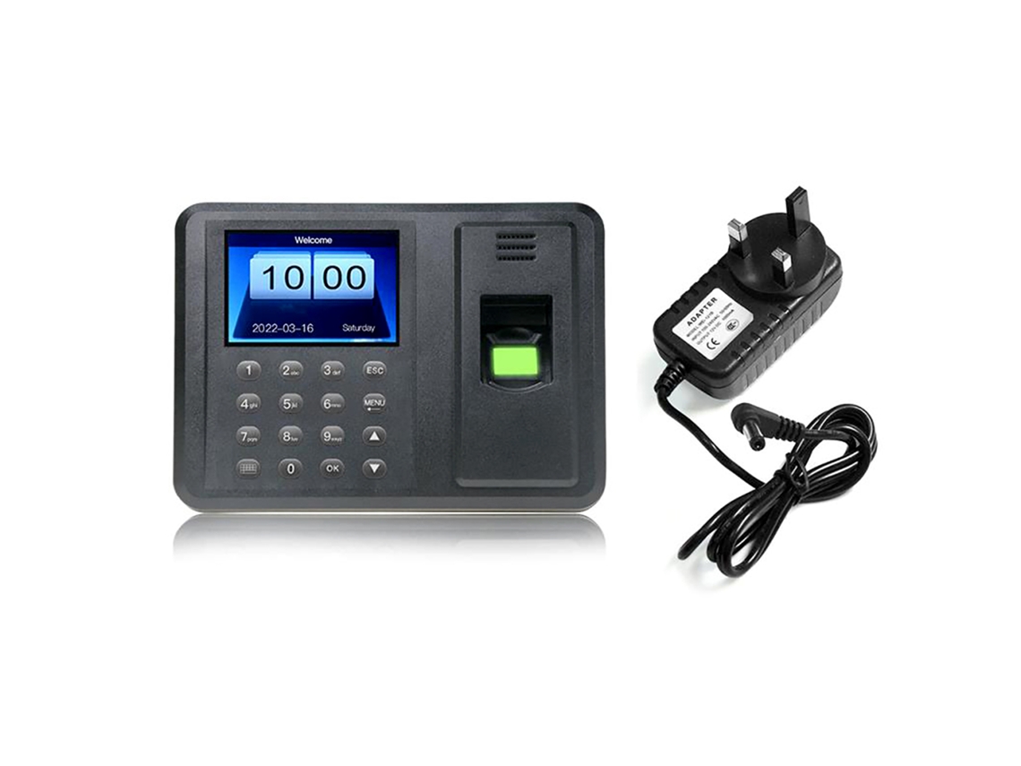 Máquina de Ponto Biométrica Lcd Tft 2.8" com Usb