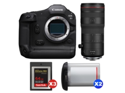 Eos R1 + Rf 24 105mm F/2.8 L Is Usm Z + 3 Sandisk 64gb Extreme Pro Cfexpress Type B + 2 Canon Lp e19 + Ebook Pricedirect CANON